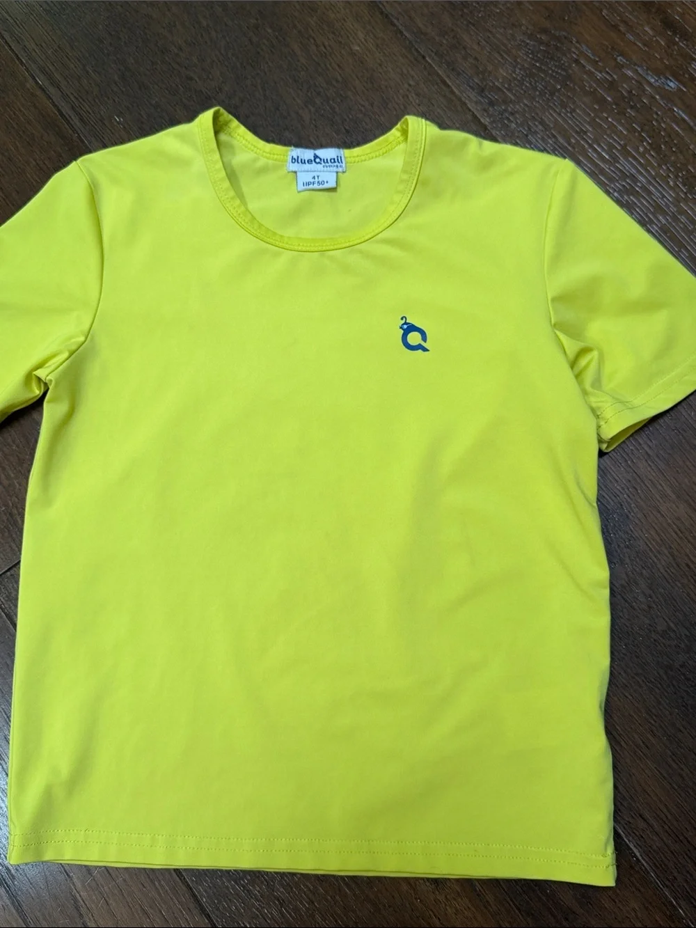 Blue Quail - Boys Yellow Mahi Mahi Short-Sleeve Performance Tee - Size: 4